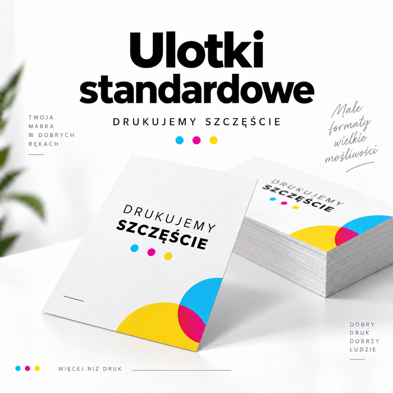 Ulotki — przykładowy produkt BIUROGRAF